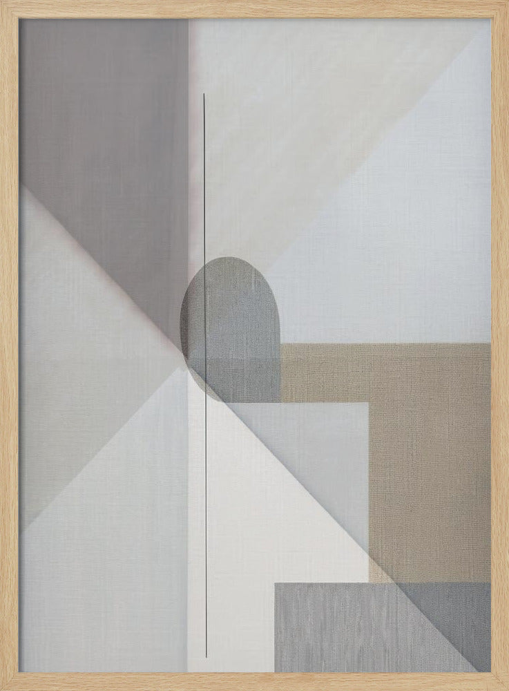Abstract Neutral Tone Painting 1 | Poster