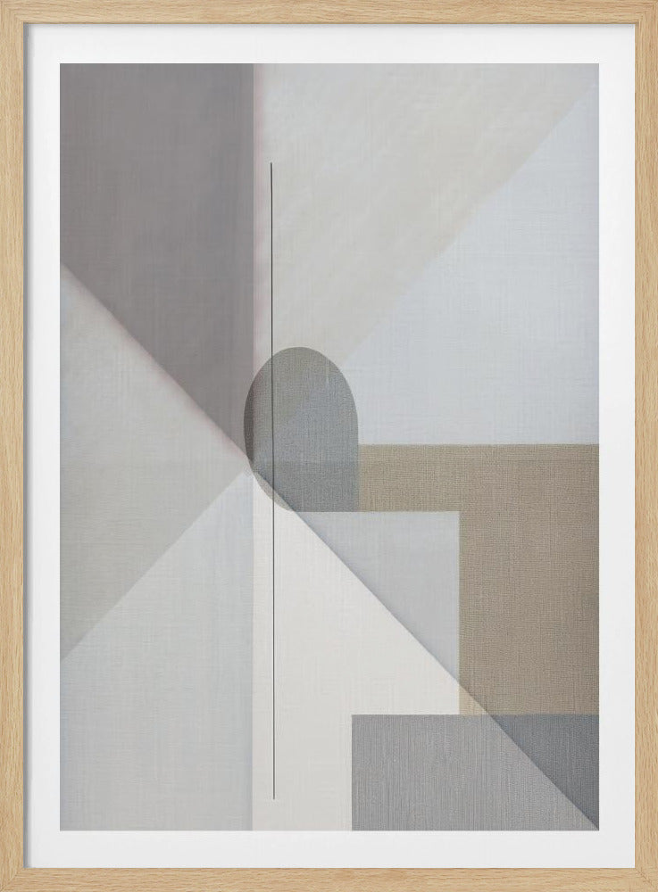 Abstract Neutral Tone Painting 1 | Poster