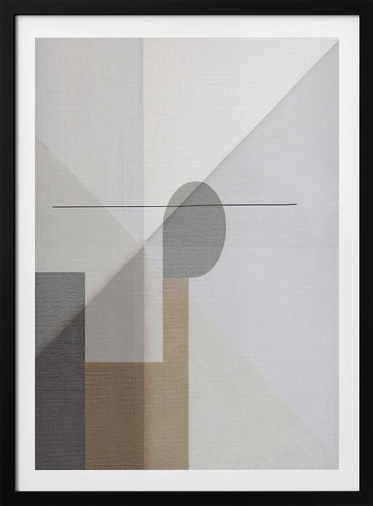 Abstract Neutral Tone Painting 3 | Poster