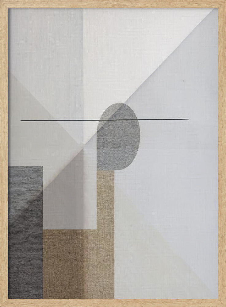 Abstract Neutral Tone Painting 3 | Poster