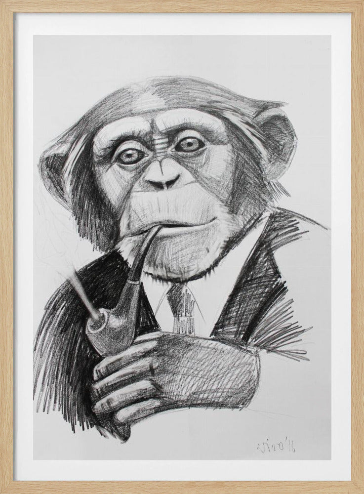 Sophisticated Chimp | Poster