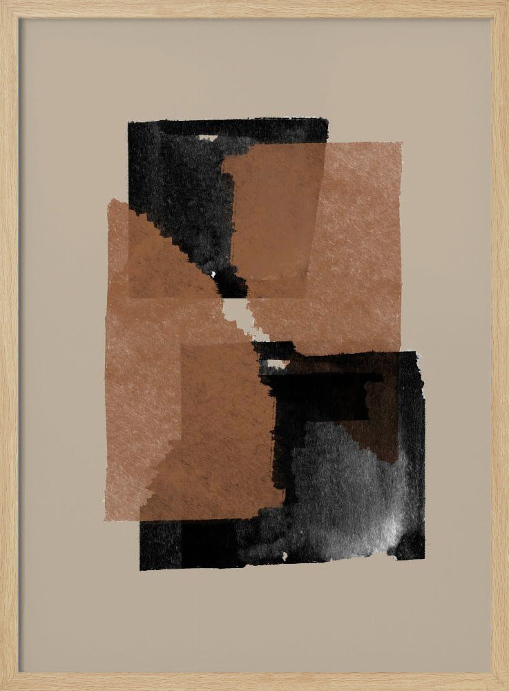 Earthy Blocks Blend | Poster