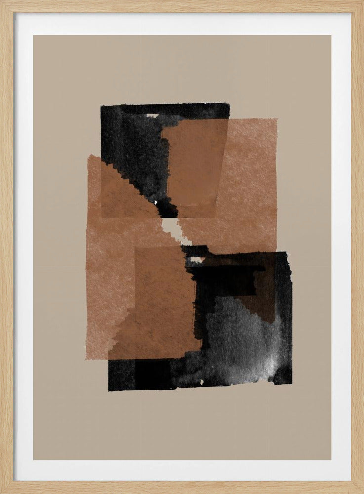 Earthy Blocks Blend | Poster