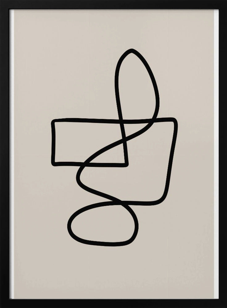 Graceful Looping Lines | Poster