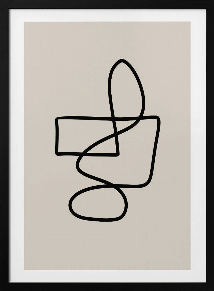 Graceful Looping Lines | Poster