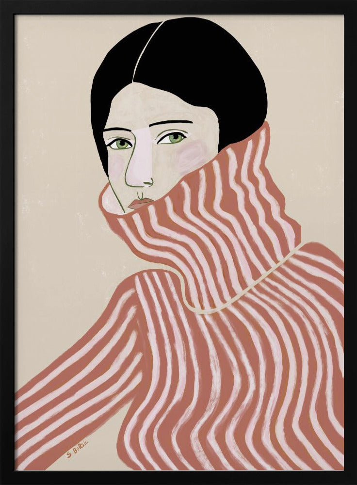 Lady in jumper | Poster