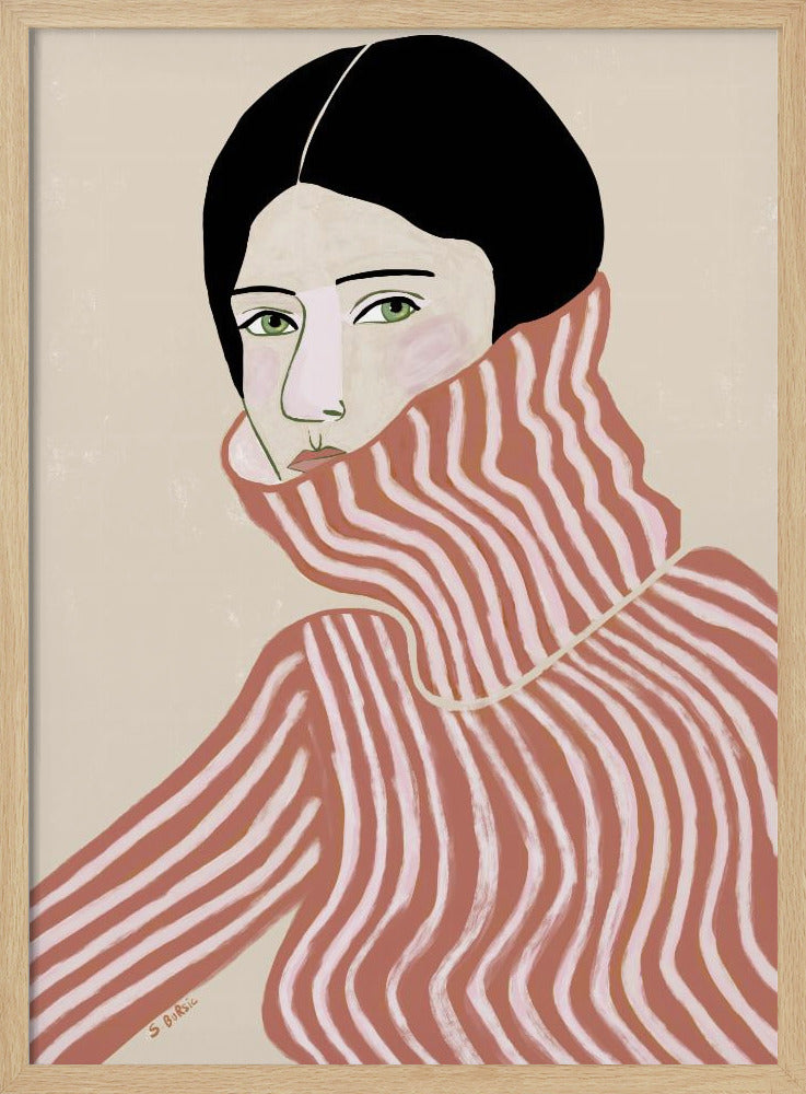 Lady in jumper | Poster