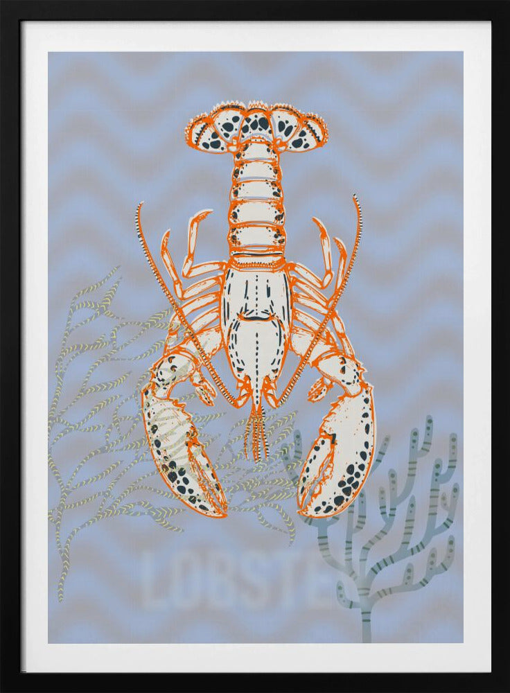Sea life lobster Neptune's joy | Poster