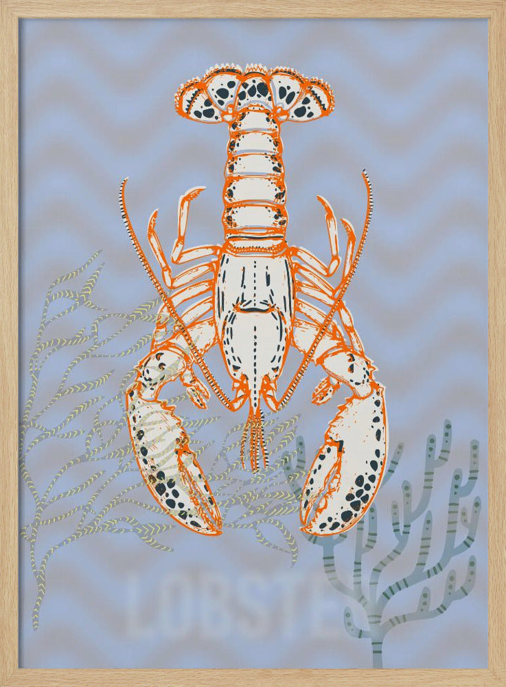 Sea life lobster Neptune's joy | Poster