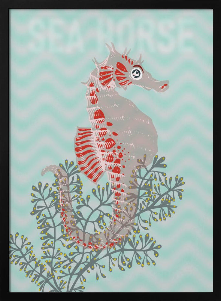 Sea life sea horse Neptune's joy | Poster
