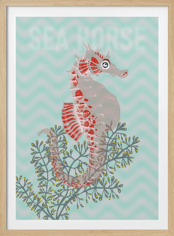 Sea life sea horse Neptune's joy | Poster