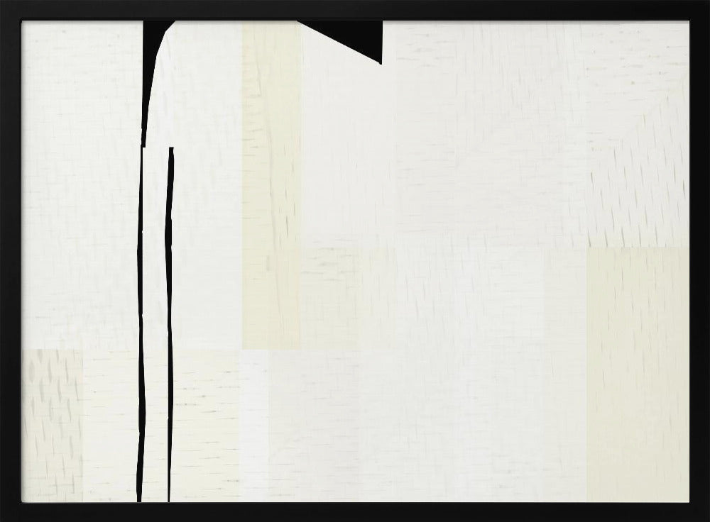 White Woven Art 1 | Poster