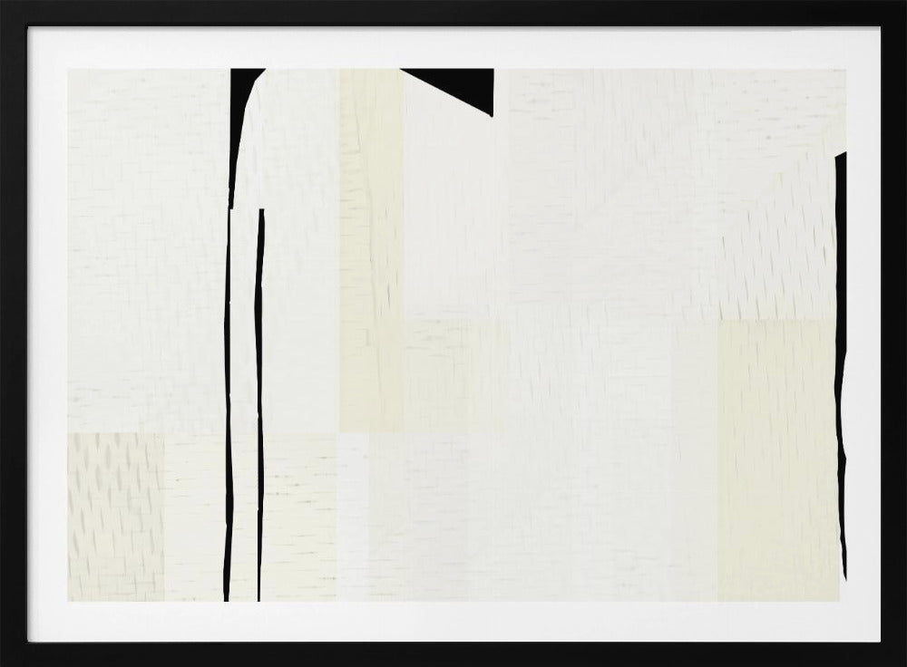 White Woven Art 1 | Poster
