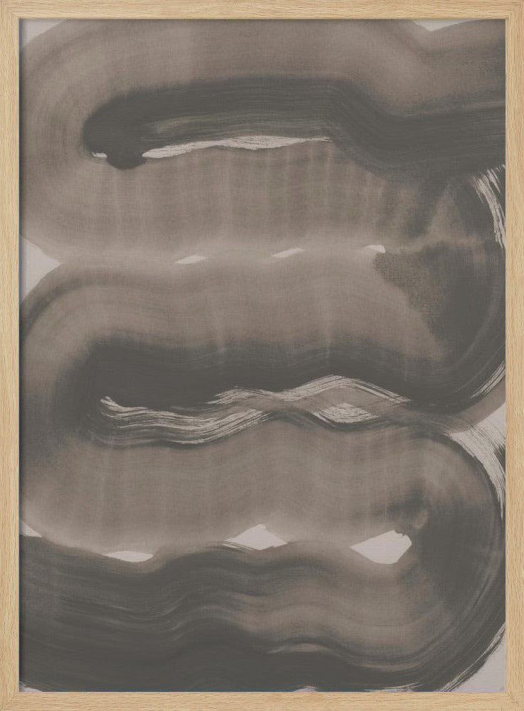 Abstract Brush Strokes 163X | Poster