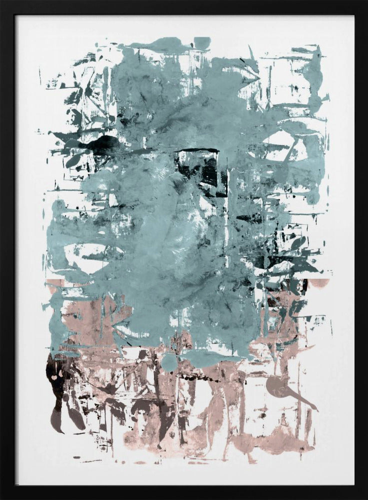 Abstract Neutral Scrapes 1 | Poster