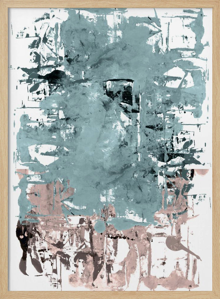 Abstract Neutral Scrapes 1 | Poster
