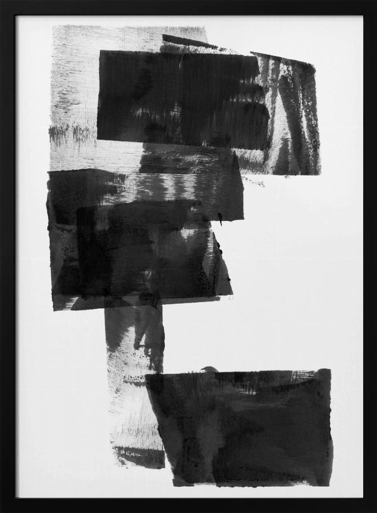 Black and White Abstract Composition No.1 | Poster
