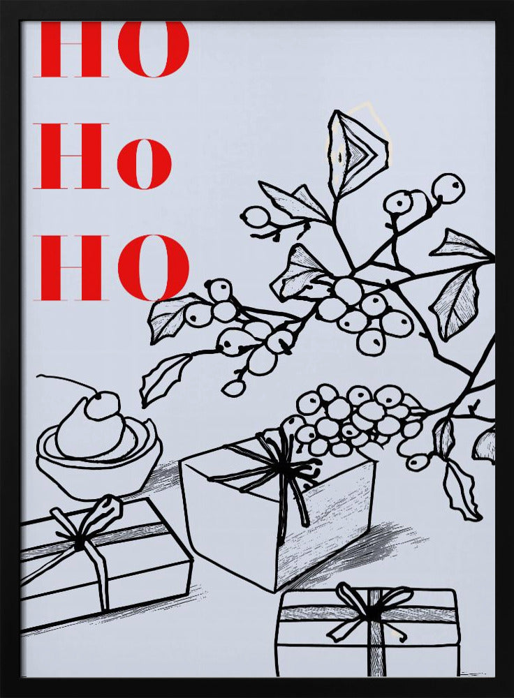 Bows and Baubles: Ho Ho Ho Christmas | Poster