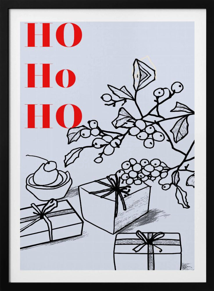 Bows and Baubles: Ho Ho Ho Christmas | Poster