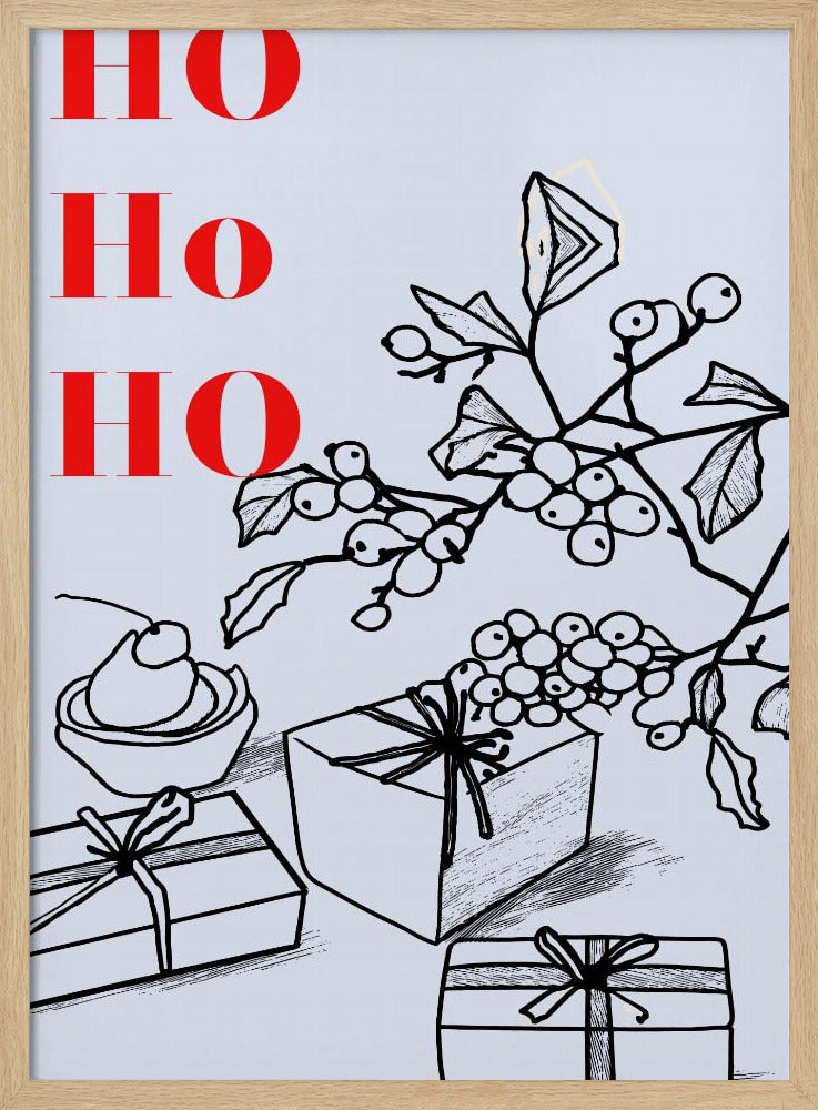 Bows and Baubles: Ho Ho Ho Christmas | Poster