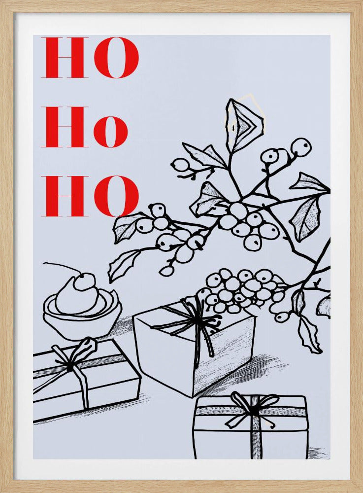 Bows and Baubles: Ho Ho Ho Christmas | Poster