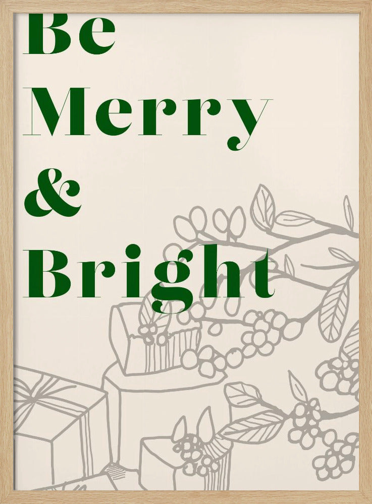 Bows and Baubles: Be Merry & Bright Christmas | Poster