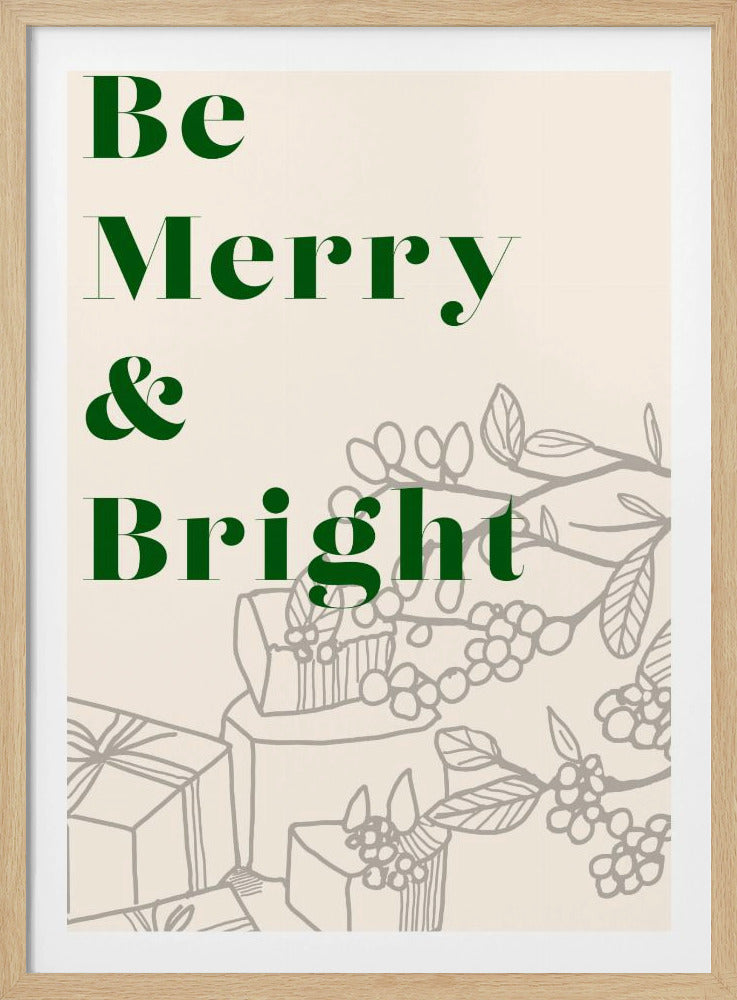 Bows and Baubles: Be Merry & Bright Christmas | Poster