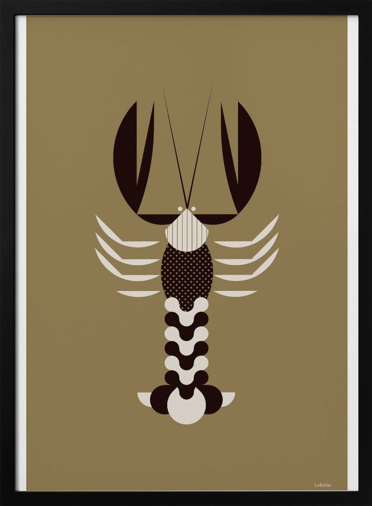 Golden Animals - Lobster (Gold) | Poster