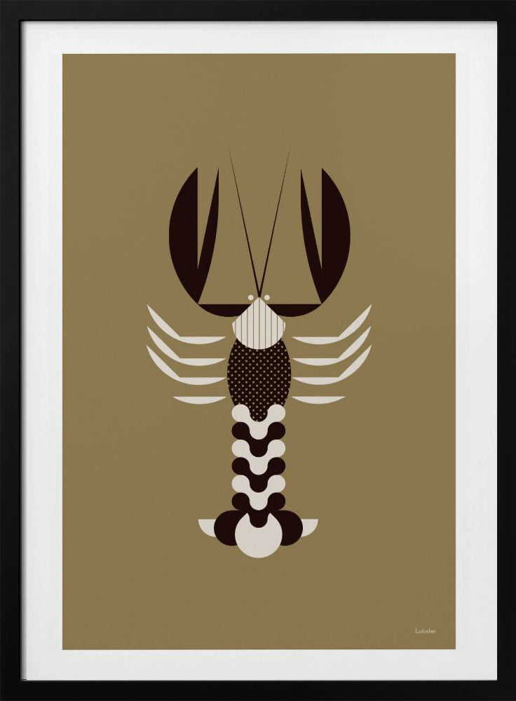 Golden Animals - Lobster (Gold) | Poster