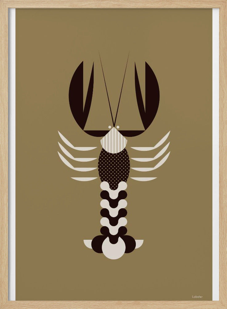 Golden Animals - Lobster (Gold) | Poster