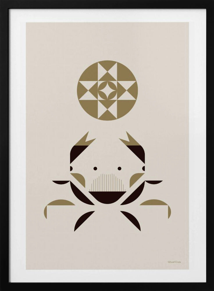 Golden Animals - Ghost Crab (White) | Poster