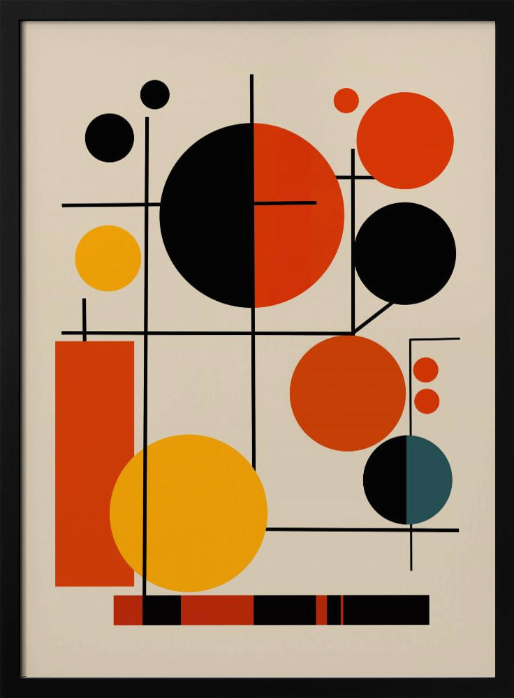 Geometric Shapes And Bold Colors | Poster