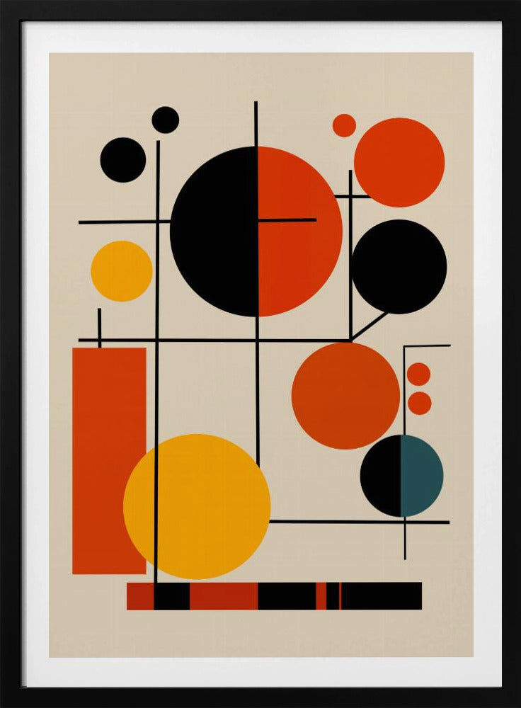 Geometric Shapes And Bold Colors | Poster