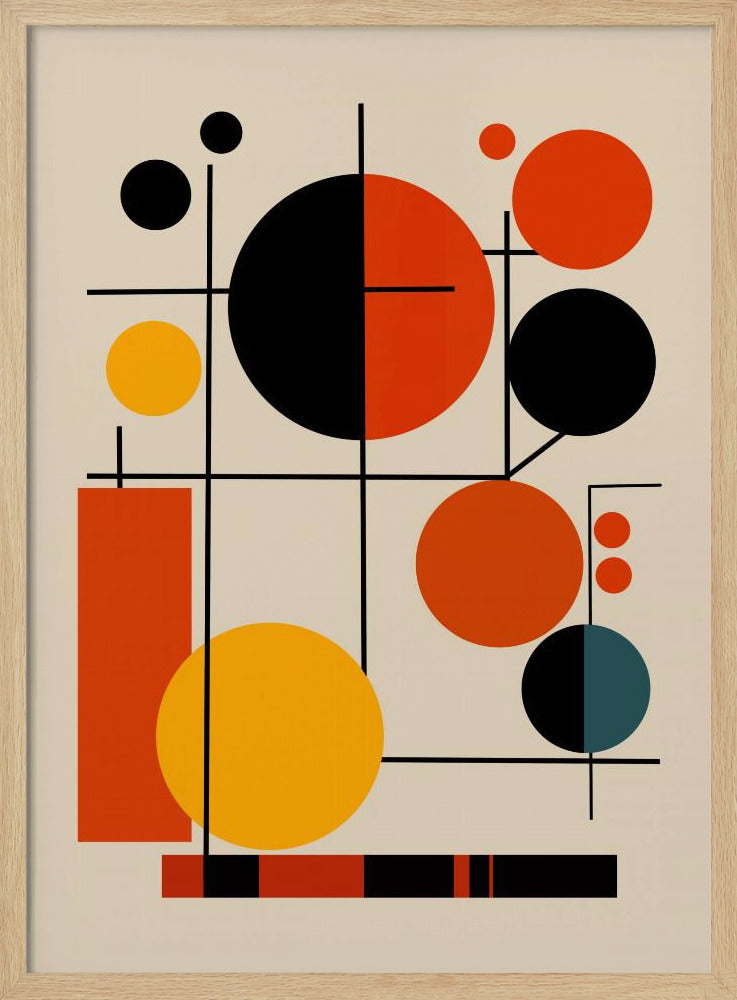 Geometric Shapes And Bold Colors | Poster