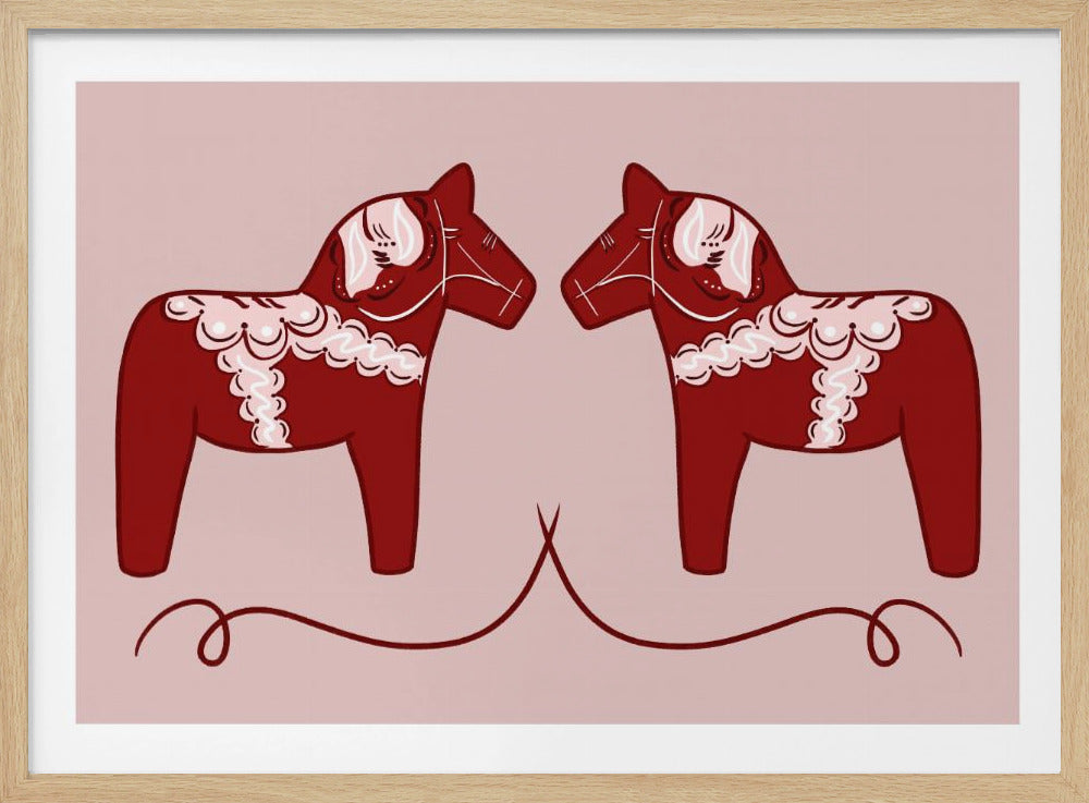 Nordic Horses Twins | Poster