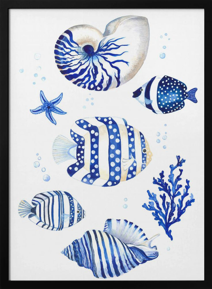 Inspired by the Tranquil Beauty of the Ocean | Poster