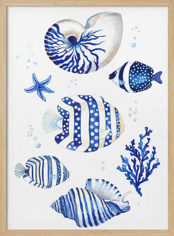 Inspired by the Tranquil Beauty of the Ocean | Poster