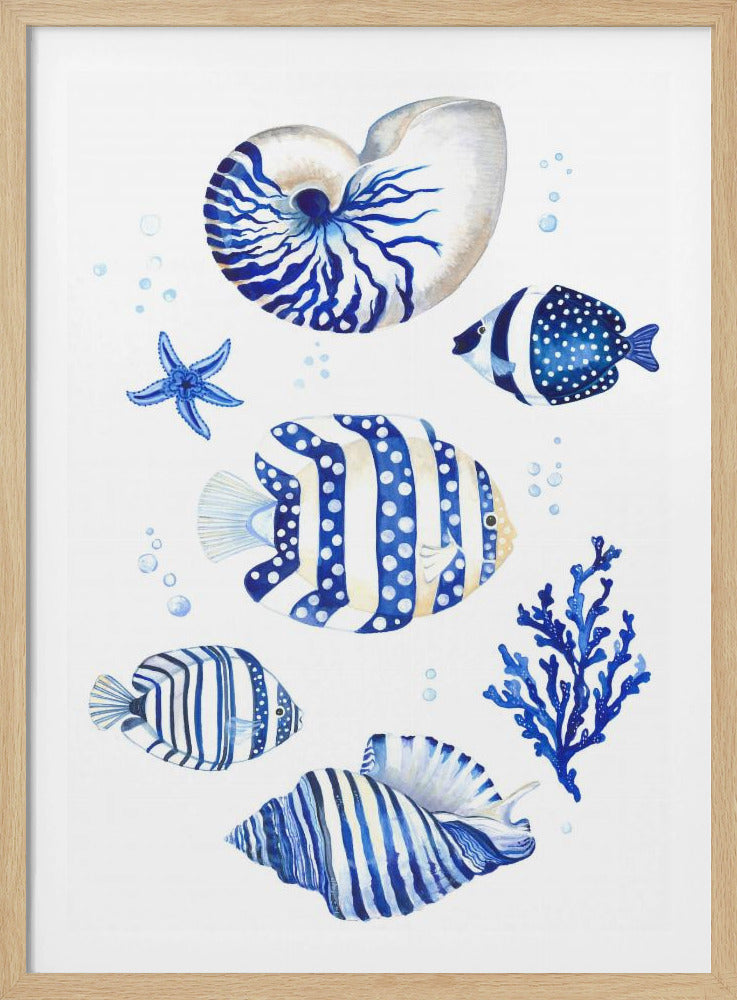 Inspired by the Tranquil Beauty of the Ocean | Poster