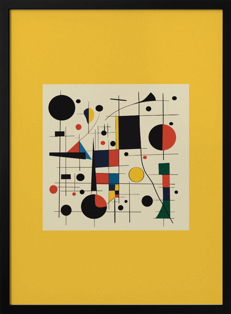 Abstract Geometry And Vibrant Colors | Poster