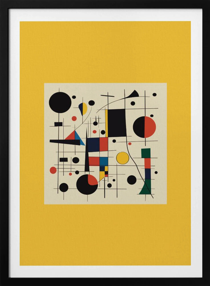 Abstract Geometry And Vibrant Colors | Poster