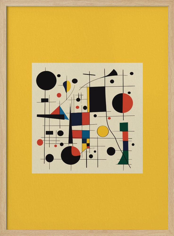 Abstract Geometry And Vibrant Colors | Poster