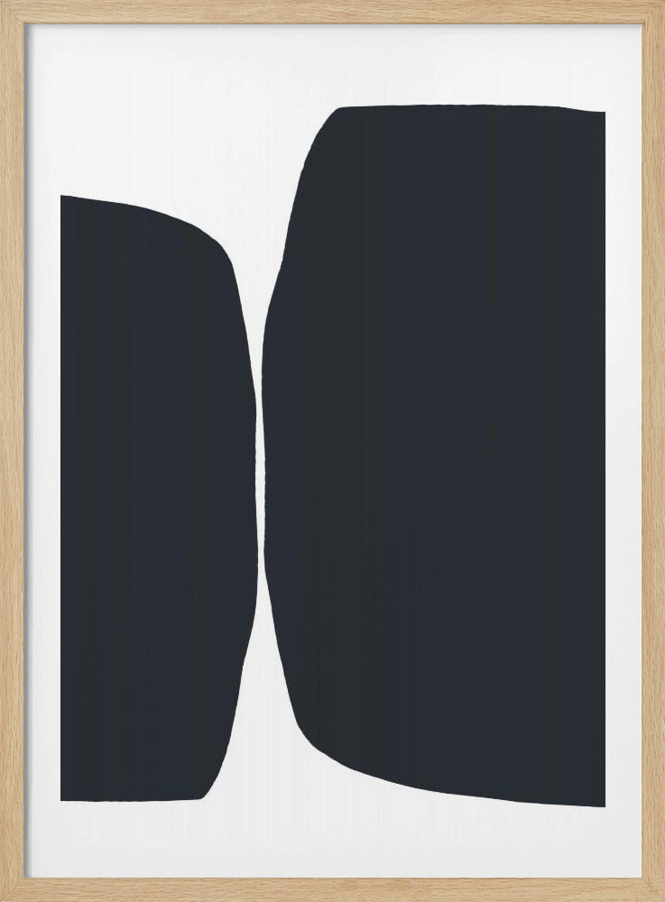 Bold Black Shapes | Poster