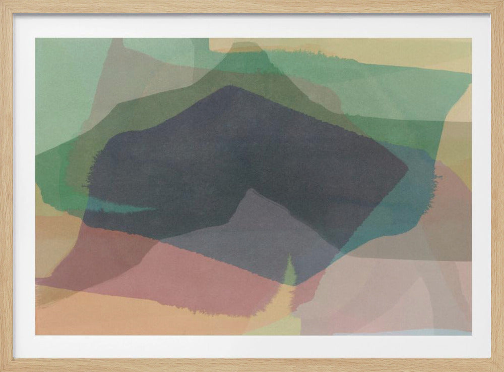 Abstract Dipped Landscape 6 | Poster