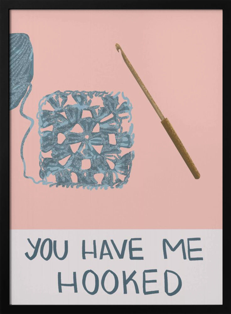 crochet hooked | Poster