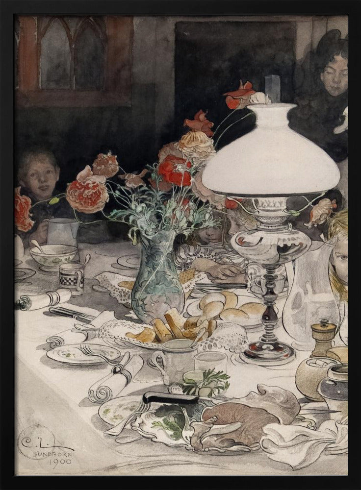 Around the Evening Lamp (1900) | Poster