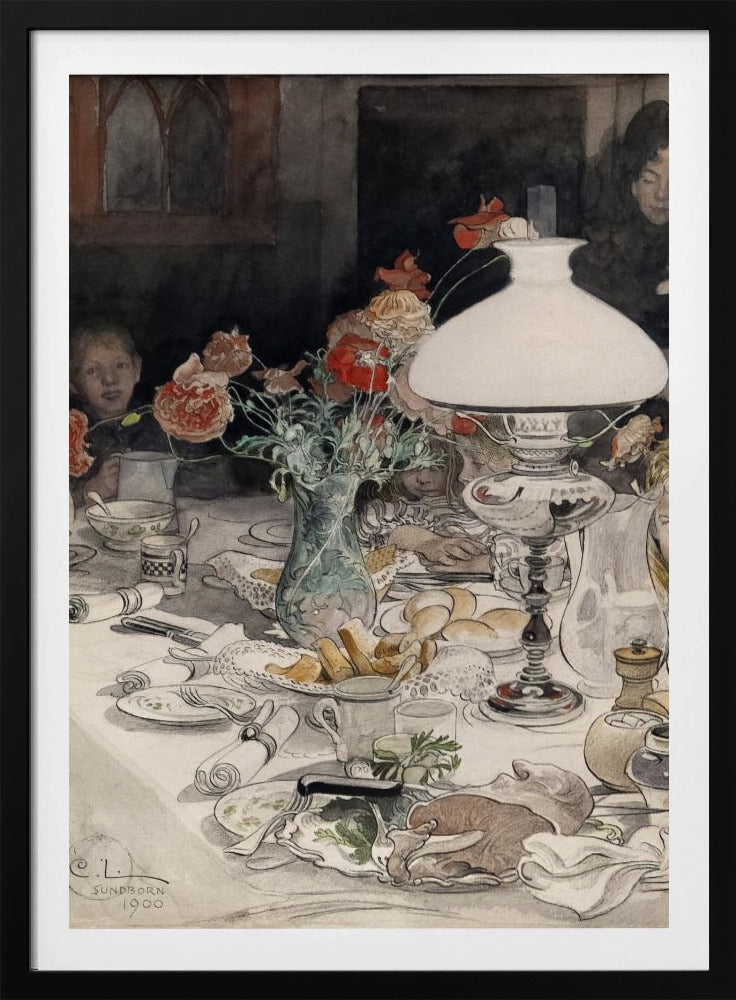 Around the Evening Lamp (1900) | Poster