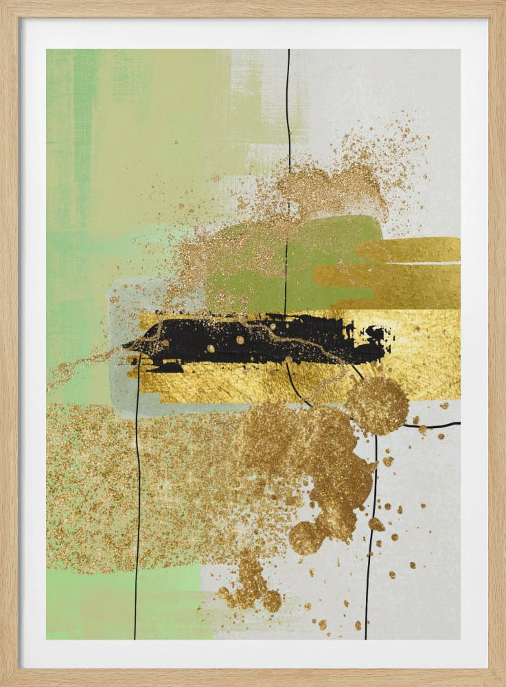 Liquid Greens 1 | Poster