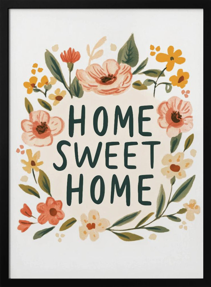 Floral Welcome Sign | Poster