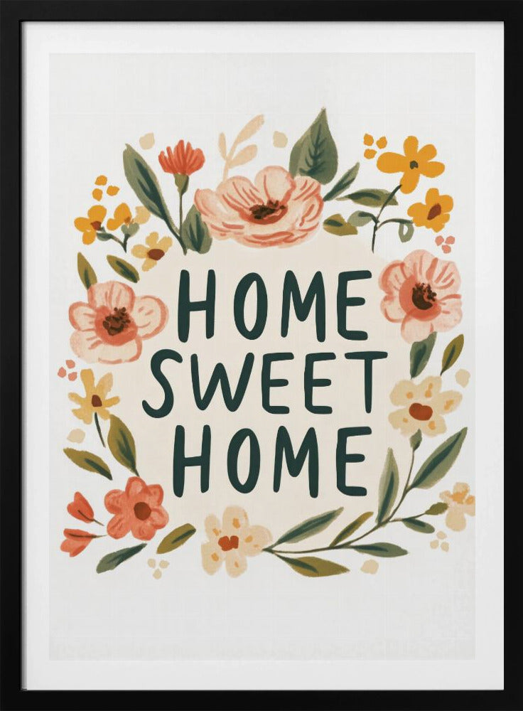 Floral Welcome Sign | Poster