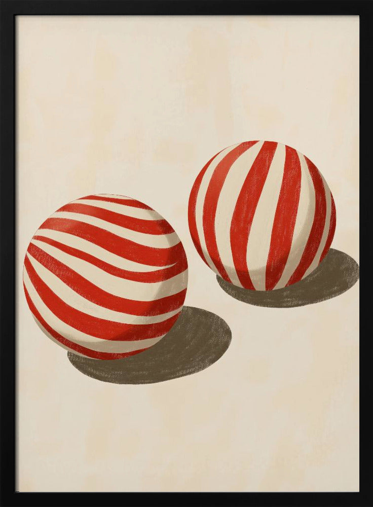 Candy Swirl Spheres | Poster